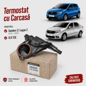 Pachet revizie termostat cu carcasa Dacia Logan 2 si Sandero 2 - 0.9 TCE 2012-2020 ORIGINALE