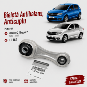 Pachet revizie bieleta antibalans anticuplu Dacia Logan 2 si Sandero 2 - 0.9 TCE 2012-2020 ORIGINALE