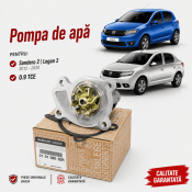 Pachet revizie pompa apa Dacia Logan 2 si Sandero 2 - 0.9 TCE 2012-2020 ORIGINALE