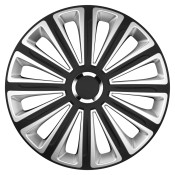 SET CAPACE ROTI 13` SILVER&BLACK CU INEL CROMAT TREND